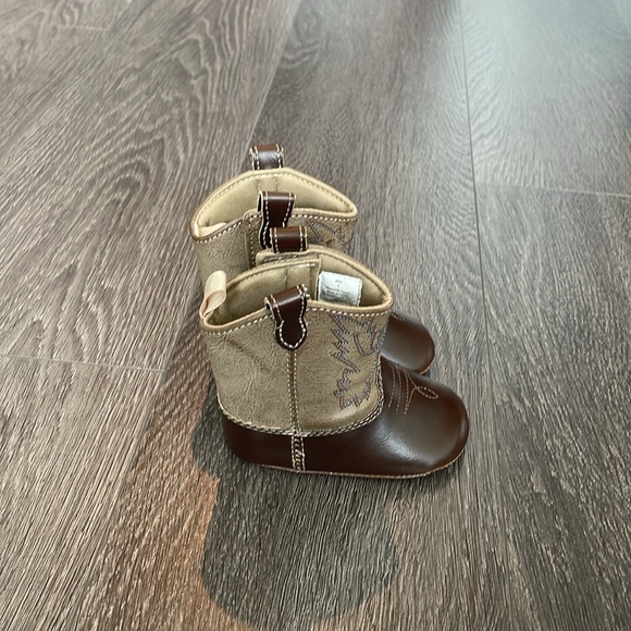Brown Baby Cowboy Boots - Picture 2 of 7